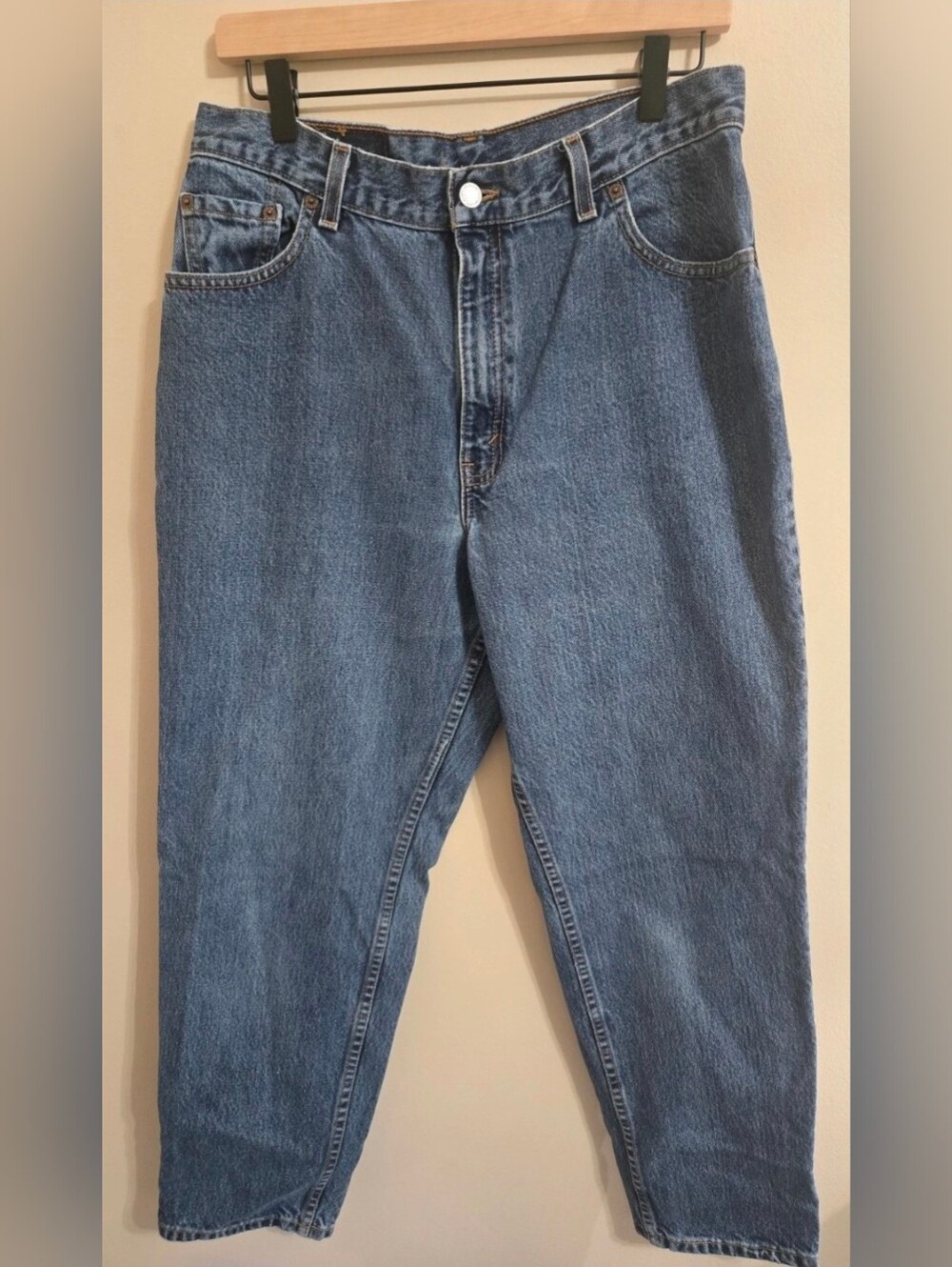 Vintage 1994 Levis 550 Made in USA Womens Jeans Size 14 Relaxed Tapered Blue
